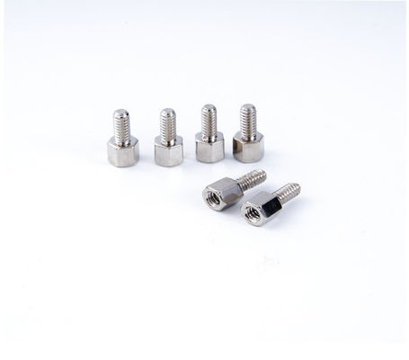 Hexagonal standoff and spacer,4-40 UNC,steel,nickel plated